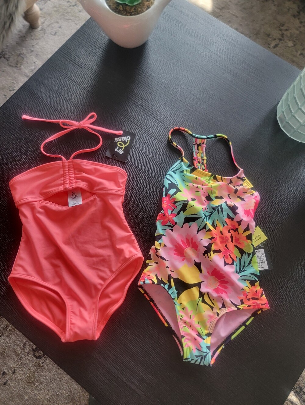 NEW! Art Class Girls Bundle of 2 Swimsuits Size S(6-7) [PRICE x2 = $34]